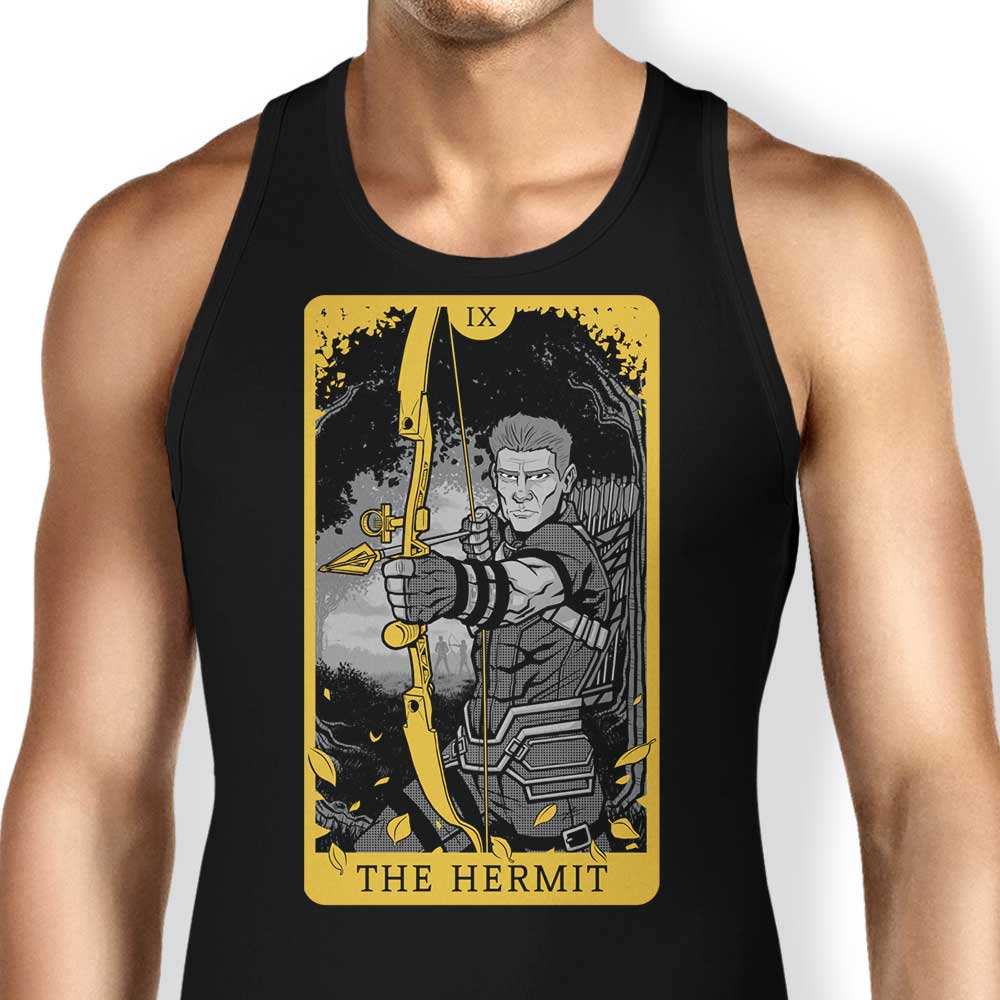 Tarot: The Hermit Tank Top - Adult & Kids T-Shirts, Sweatshirts & Hoodies apparel design preview 1