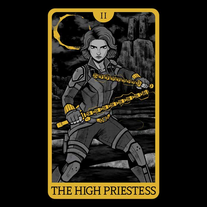 Tarot: The High Priestess Men's Apparel - Adult & Kids T-Shirts, Sweatshirts & Hoodies apparel design preview 2