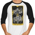 Tarot: The Lovers 3/4 Sleeve Raglan - Adult & Kids T-Shirts, Sweatshirts & Hoodies apparel design preview 1