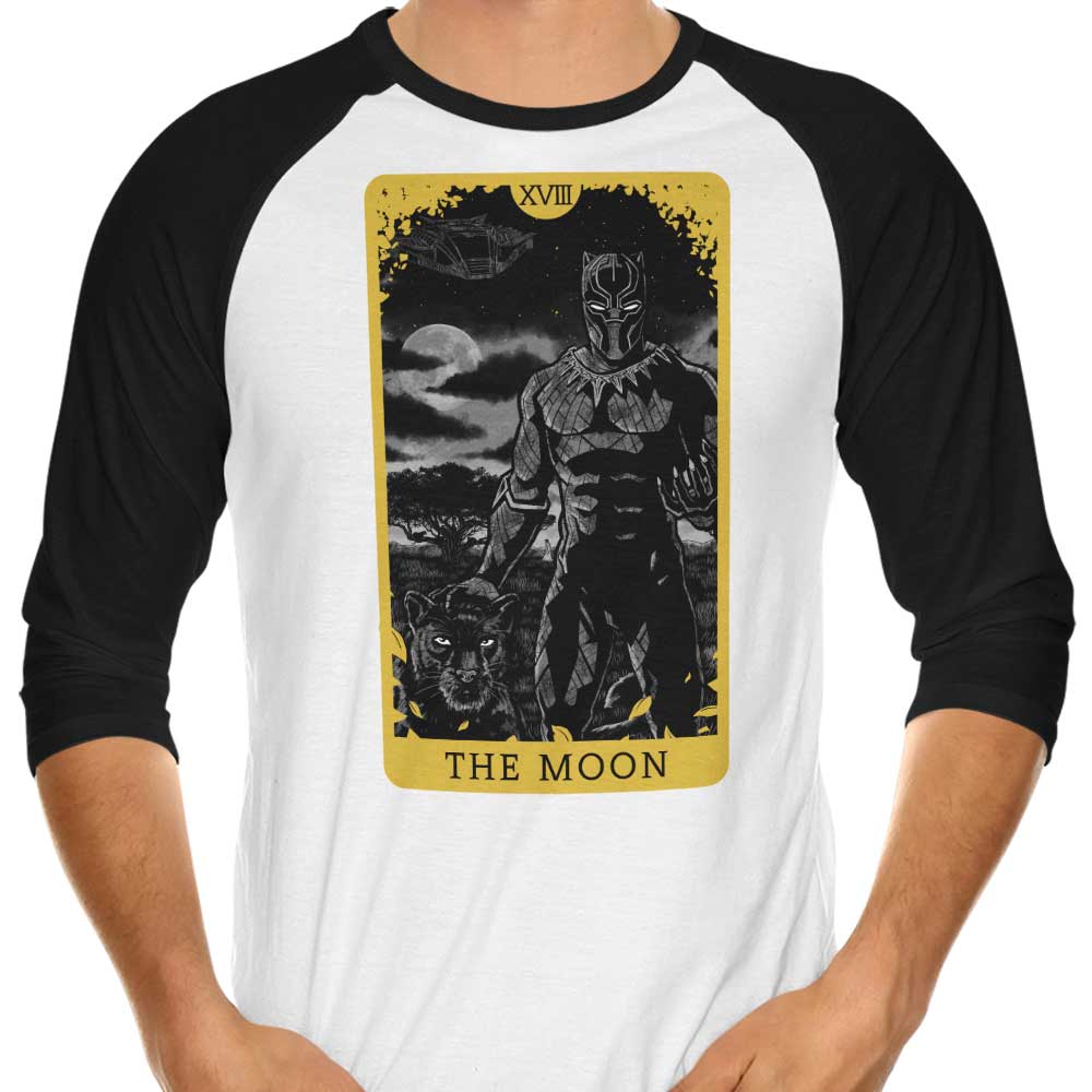 Tarot: The Moon 3/4 Sleeve Raglan - Adult & Kids T-Shirts, Sweatshirts & Hoodies apparel design preview 1