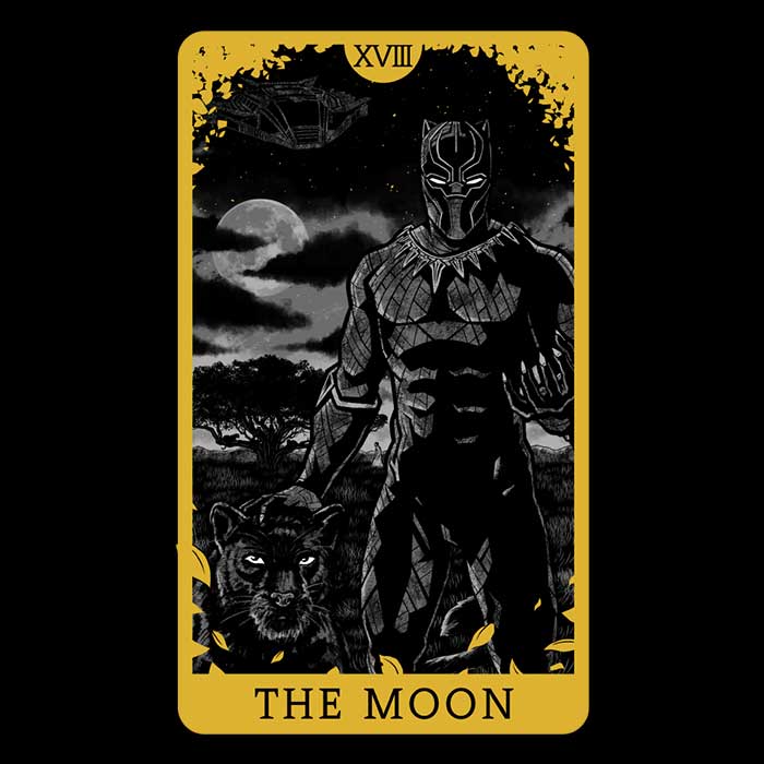 Tarot: The Moon Men's Apparel - Adult & Kids T-Shirts, Sweatshirts & Hoodies apparel design preview 2