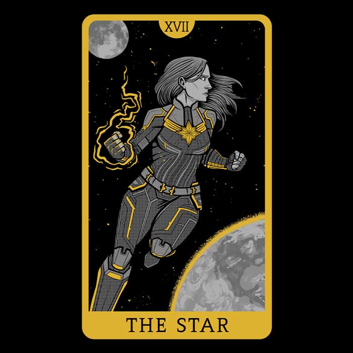 Tarot: The Star Men's Apparel - Adult & Kids T-Shirts, Sweatshirts & Hoodies apparel design preview 2