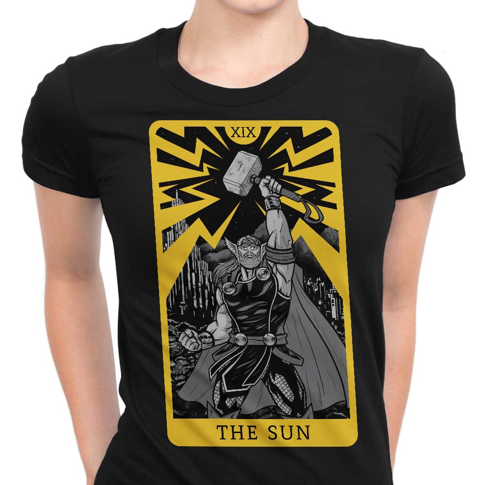 Tarot: The Sun Women's Apparel - Adult & Kids T-Shirts, Sweatshirts & Hoodies apparel design preview 1