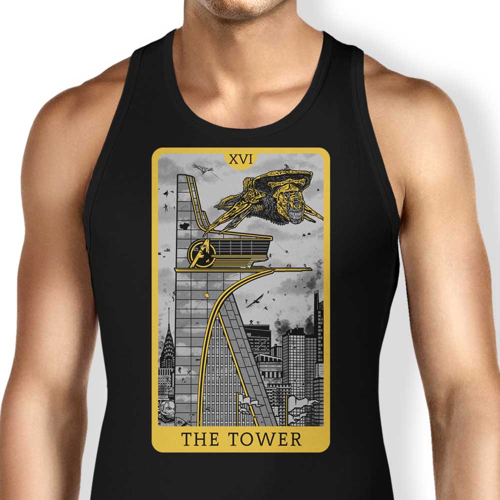 Tarot: The Tower Tank Top - Adult & Kids T-Shirts, Sweatshirts & Hoodies apparel design preview 1