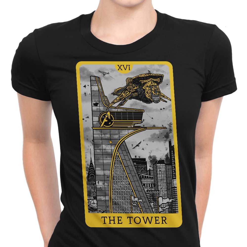 Tarot: The Tower Women's Apparel - Adult & Kids T-Shirts, Sweatshirts & Hoodies apparel design preview 1