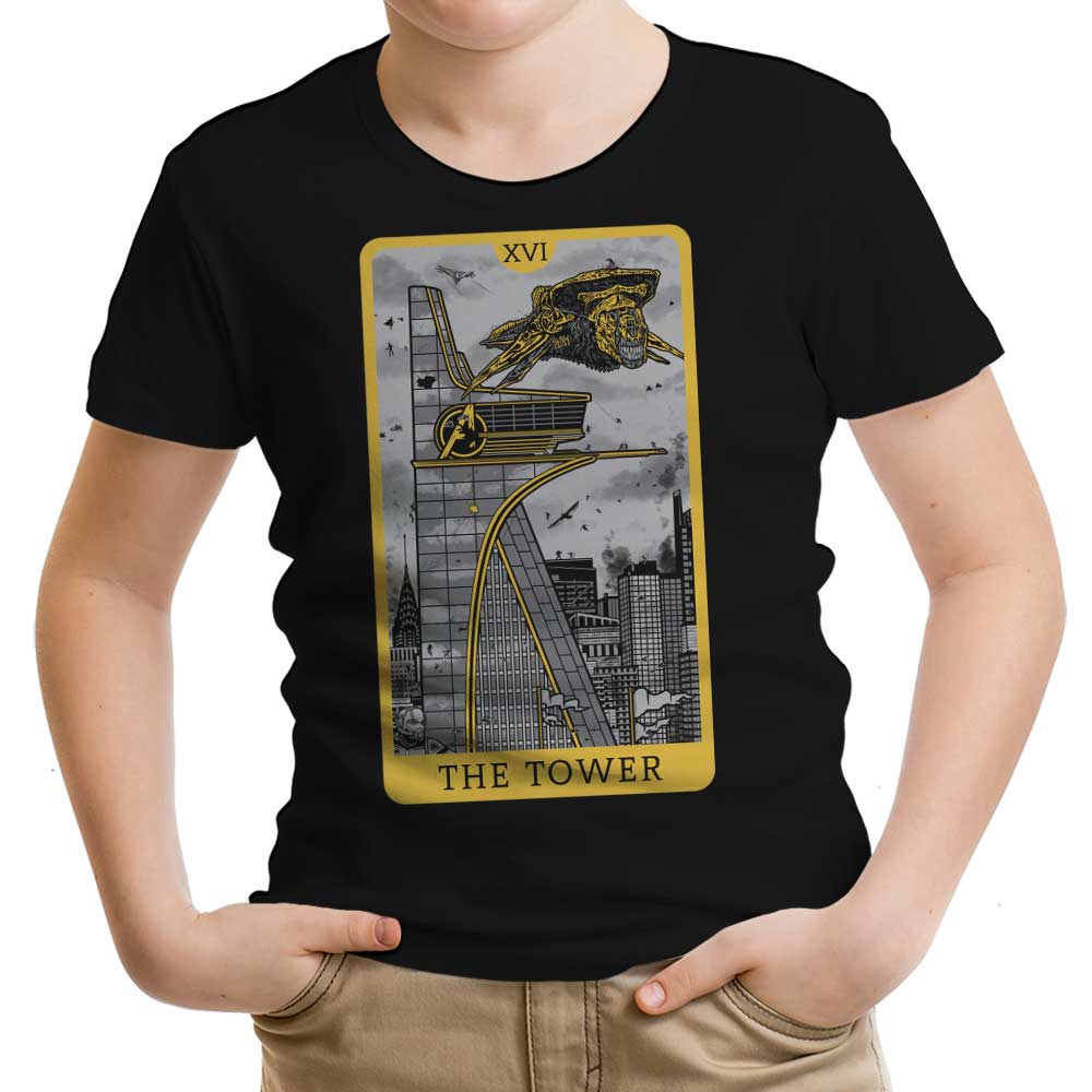 Tarot: The Tower Youth Apparel - Adult & Kids T-Shirts, Sweatshirts & Hoodies apparel design preview 1