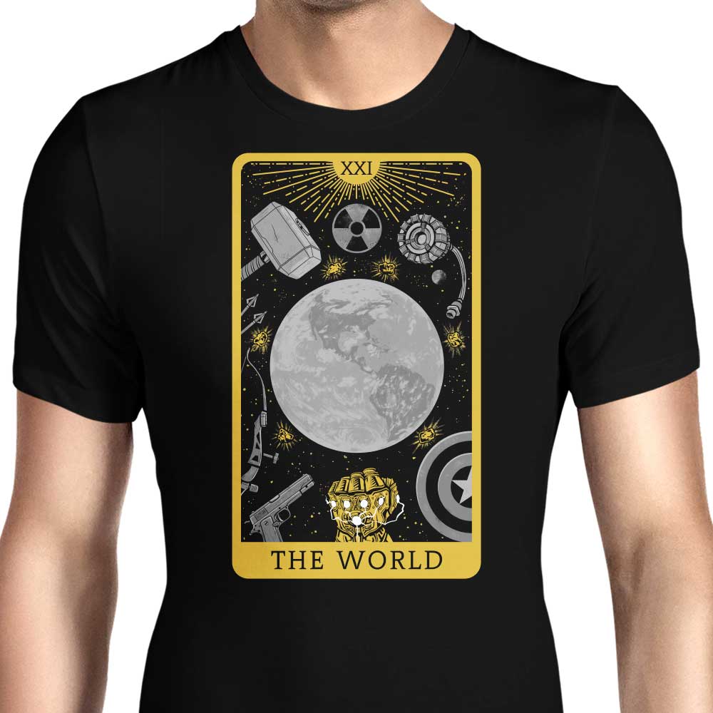 Tarot: The World Men's Apparel - Adult & Kids T-Shirts, Sweatshirts & Hoodies apparel design preview 1