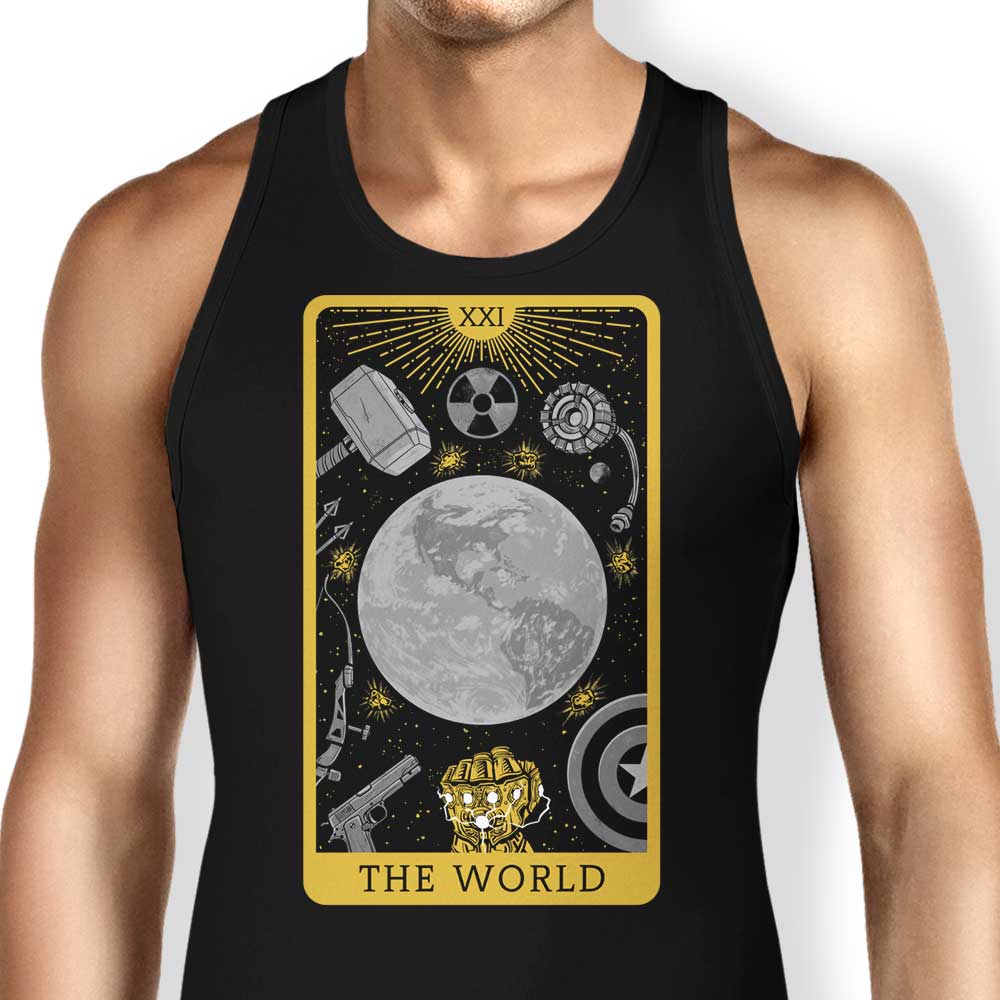 Tarot: The World Tank Top - Adult & Kids T-Shirts, Sweatshirts & Hoodies apparel design preview 1
