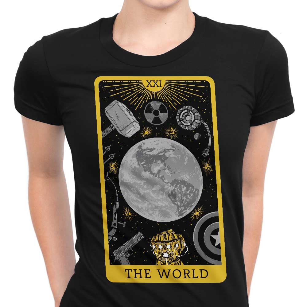 Tarot: The World Women's Apparel - Adult & Kids T-Shirts, Sweatshirts & Hoodies apparel design preview 1