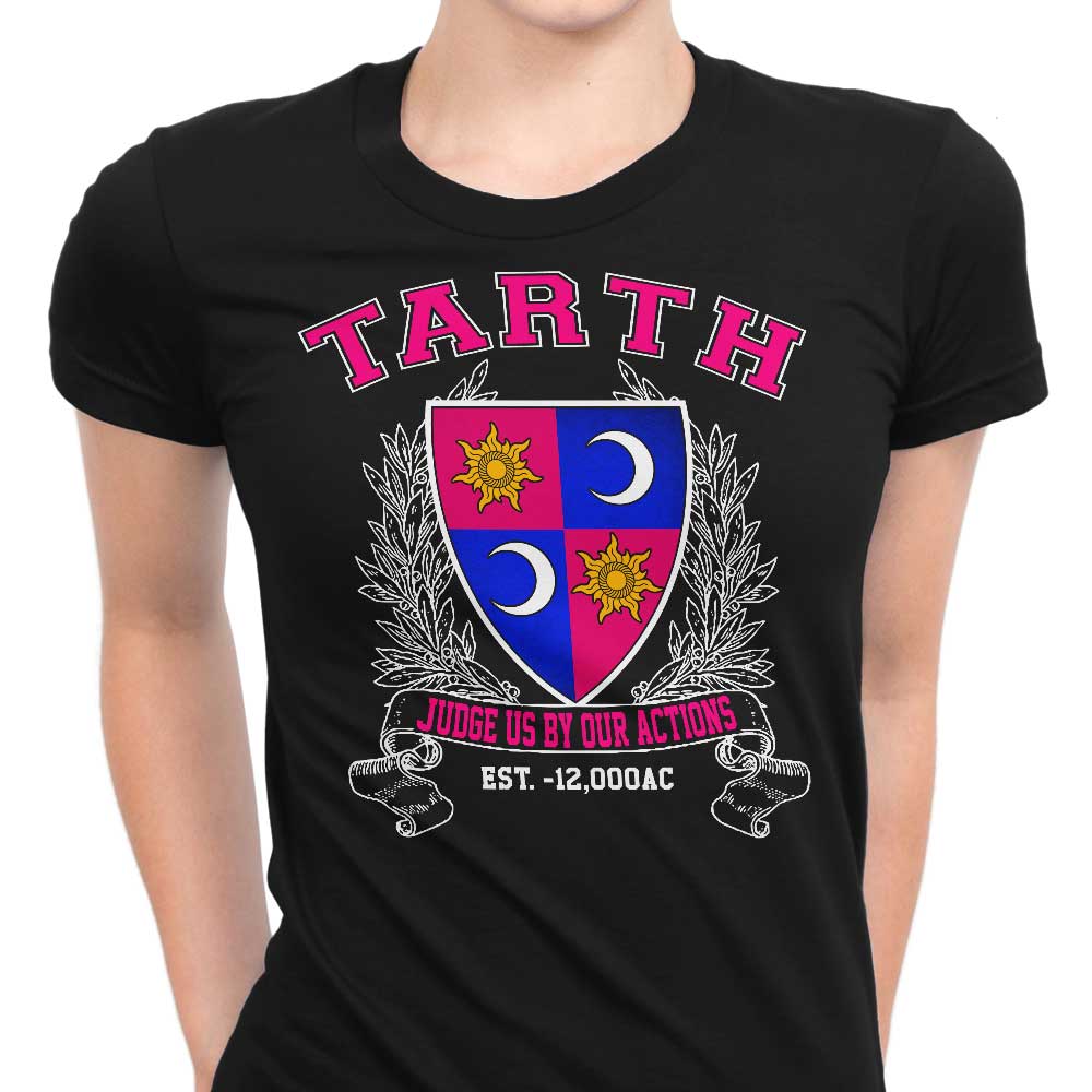 Tarth University Women's Apparel - Adult & Kids T-Shirts, Sweatshirts & Hoodies apparel design preview 1