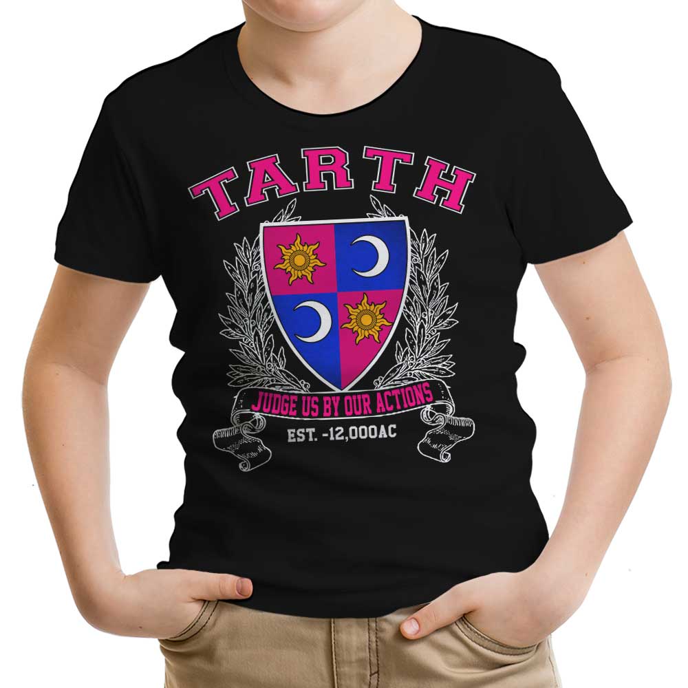 Tarth University Youth Apparel - Adult & Kids T-Shirts, Sweatshirts & Hoodies apparel design preview 1