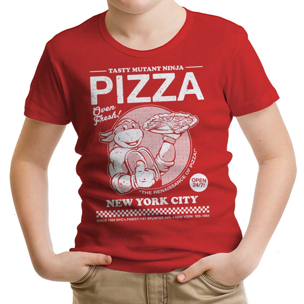 Tasty Mutant Ninja Pizza Youth Apparel - Adult & Kids T-Shirts, Sweatshirts & Hoodies apparel design preview 1
