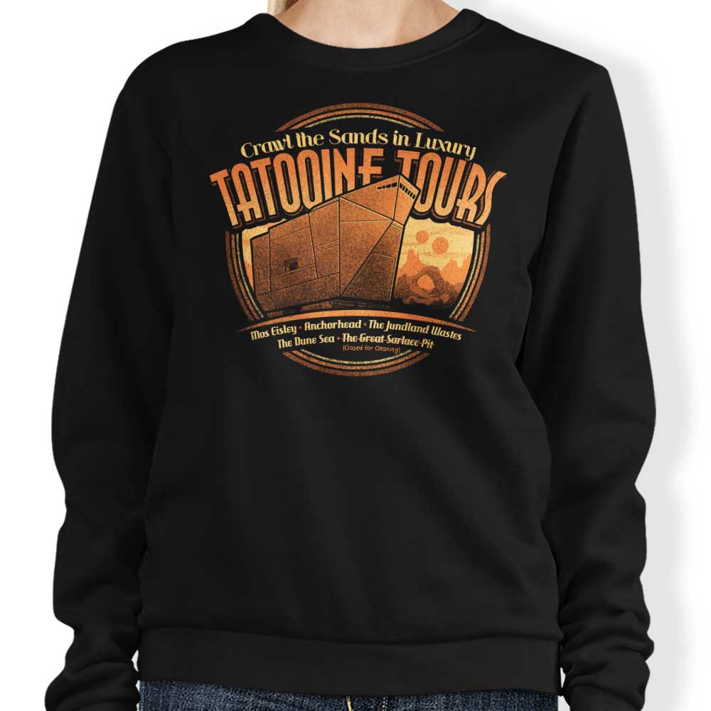 Tatooine Tours - Adult & Kids T-Shirts, Sweatshirts & Hoodies apparel design preview 1
