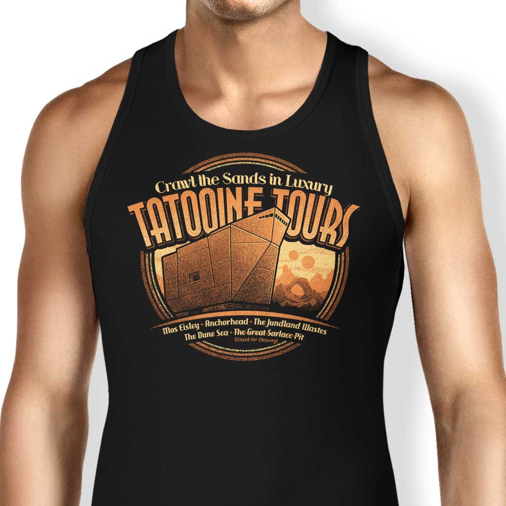 Tatooine Tours Tank Top - Adult & Kids T-Shirts, Sweatshirts & Hoodies apparel design preview 1
