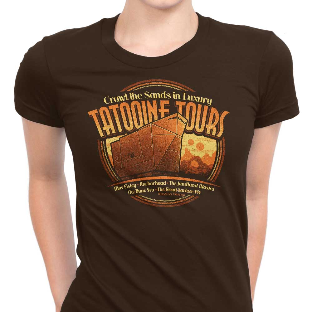 Tatooine Tours Women's Apparel - Adult & Kids T-Shirts, Sweatshirts & Hoodies apparel design preview 1