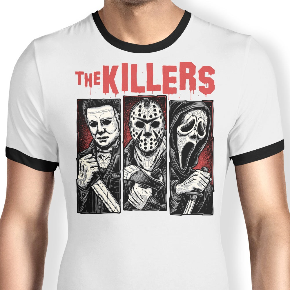 Tattooed Killers Ringer - Adult & Kids T-Shirts, Sweatshirts & Hoodies apparel design preview 1