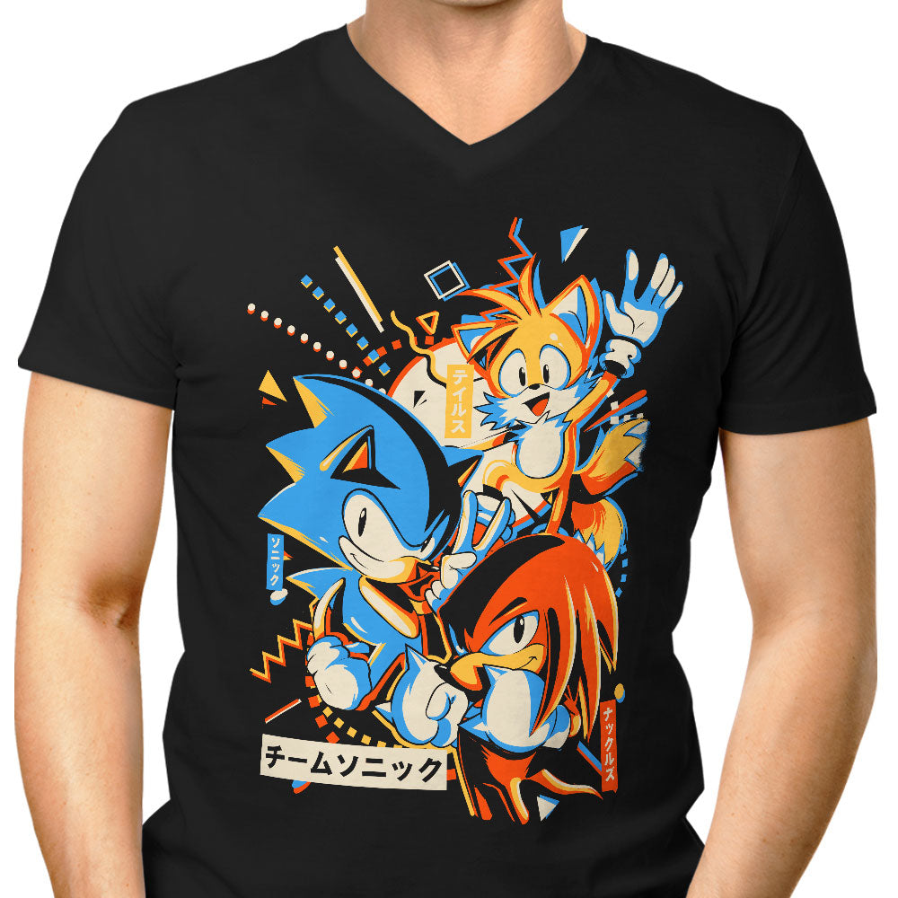 Team Mania Men's V-Neck - Adult & Kids T-Shirts, Sweatshirts & Hoodies apparel design preview 1