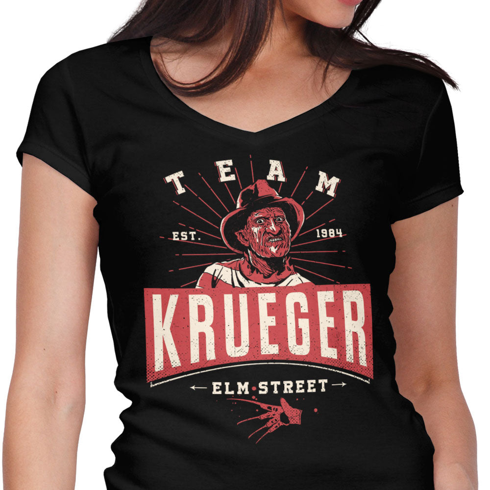 Team Nightmare Women's V-Neck - Adult & Kids T-Shirts, Sweatshirts & Hoodies apparel design preview 1
