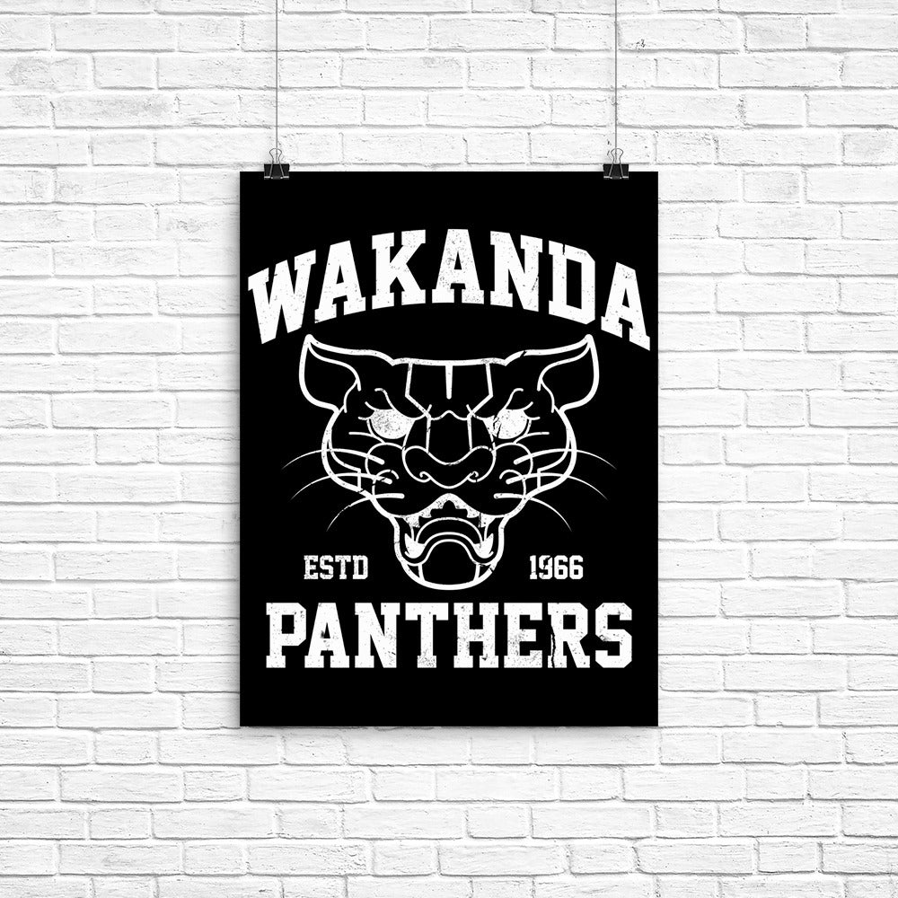 Team Panther Poster - Adult & Kids T-Shirts, Sweatshirts & Hoodies apparel design preview 1