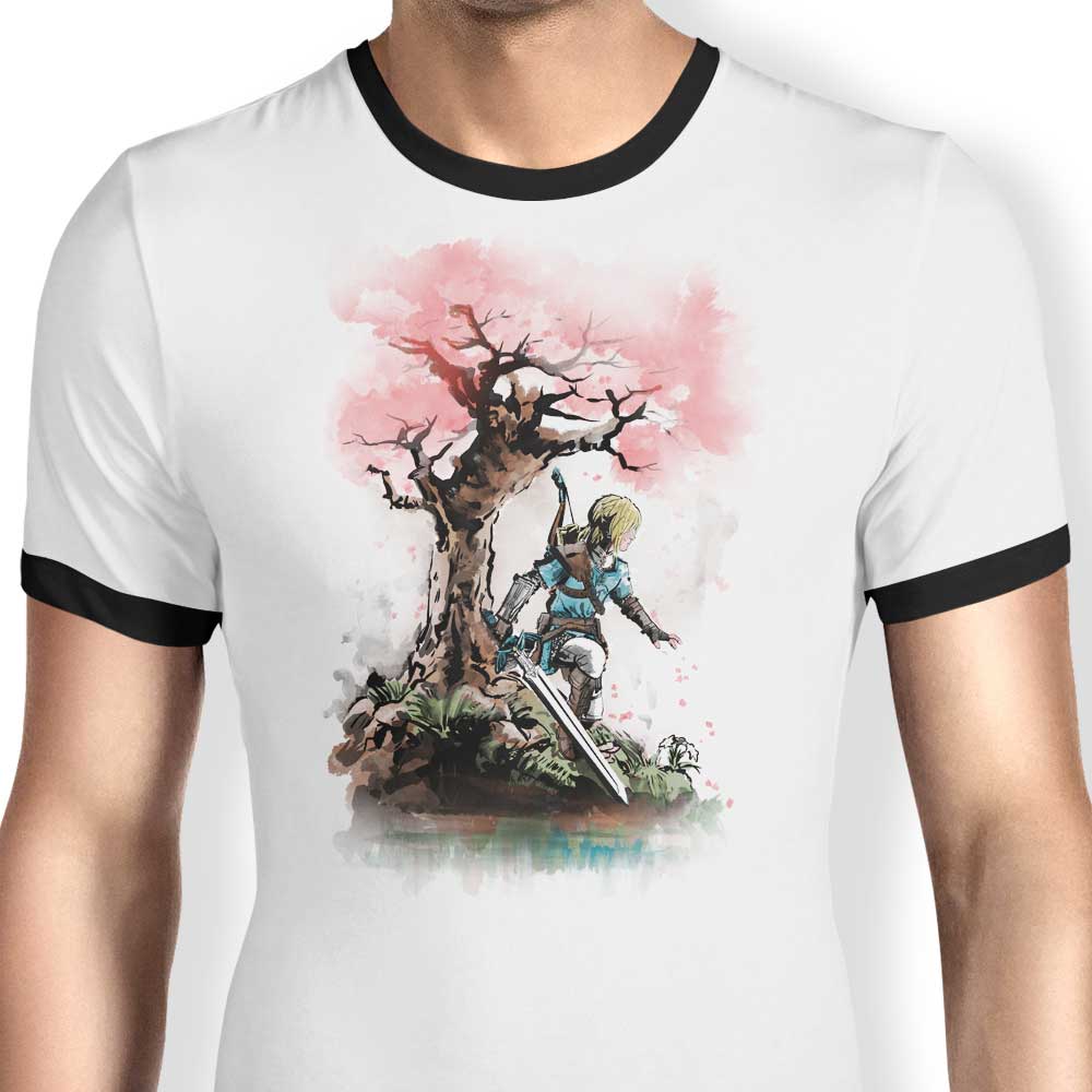Tears Under the Tree Ringer - Adult & Kids T-Shirts, Sweatshirts & Hoodies apparel design preview 1