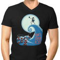 Teerion Before Christmas Men's V-Neck - Adult & Kids T-Shirts, Sweatshirts & Hoodies apparel design preview 1