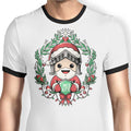 Teerion Christmas Ringer - Adult & Kids T-Shirts, Sweatshirts & Hoodies apparel design preview 1