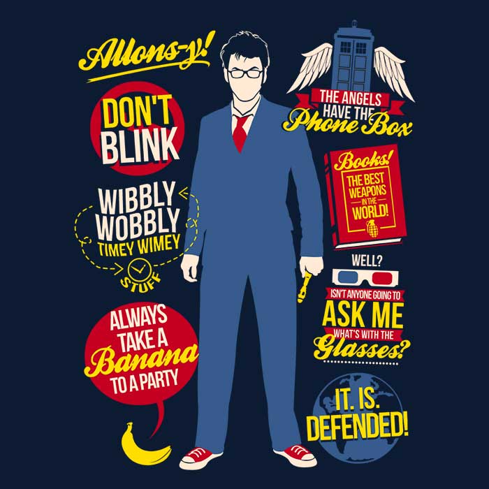 Tenth Doctor Quotes Youth Apparel - Adult & Kids T-Shirts, Sweatshirts & Hoodies apparel design preview 2
