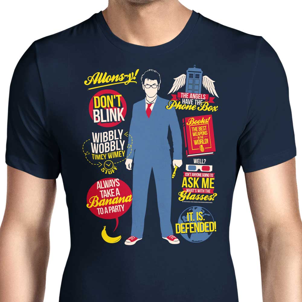 Tenth Doctor Quotes Men's Apparel - Adult & Kids T-Shirts, Sweatshirts & Hoodies apparel design preview 1