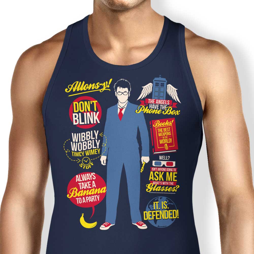 Tenth Doctor Quotes Tank Top - Adult & Kids T-Shirts, Sweatshirts & Hoodies apparel design preview 1