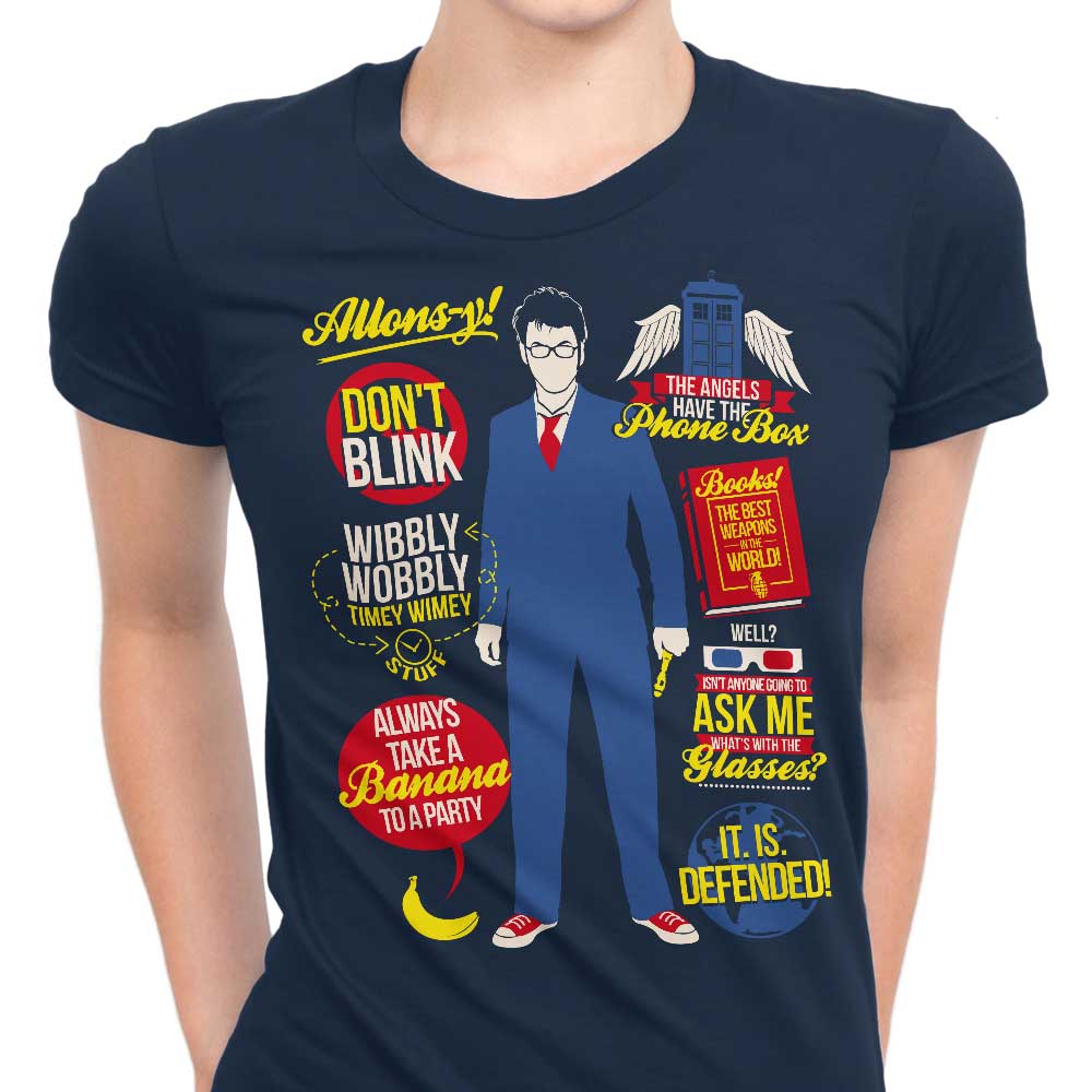 Tenth Doctor Quotes Women's Apparel - Adult & Kids T-Shirts, Sweatshirts & Hoodies apparel design preview 1