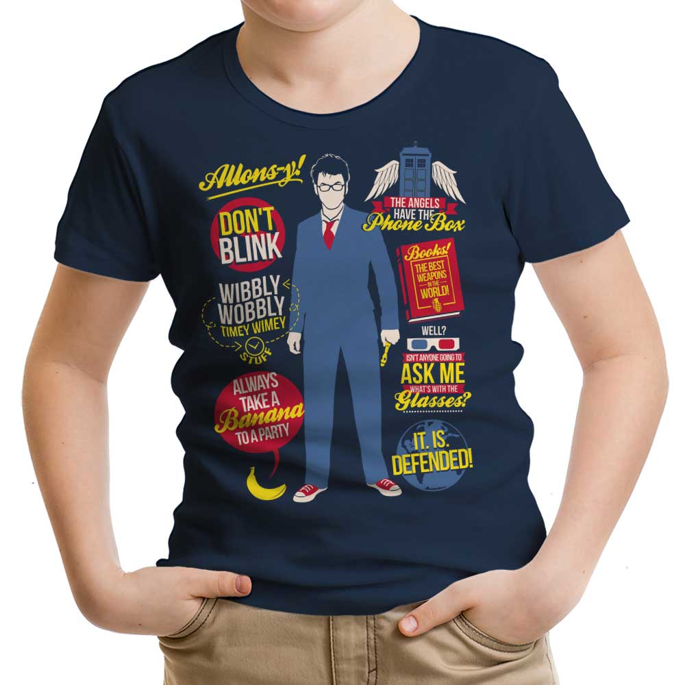 Tenth Doctor Quotes Youth Apparel - Adult & Kids T-Shirts, Sweatshirts & Hoodies apparel design preview 1