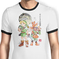 Termina Watercolor Ringer - Adult & Kids T-Shirts, Sweatshirts & Hoodies apparel design preview 1