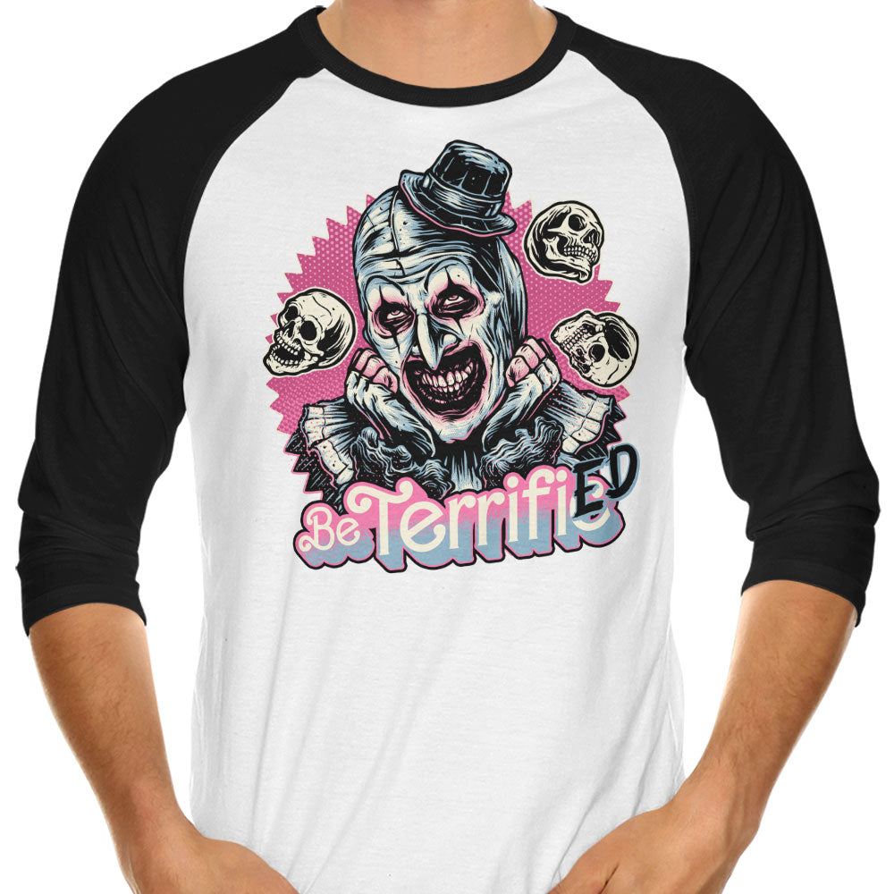 Terrifying Love 3/4 Sleeve Raglan - Adult & Kids T-Shirts, Sweatshirts & Hoodies apparel design preview 1