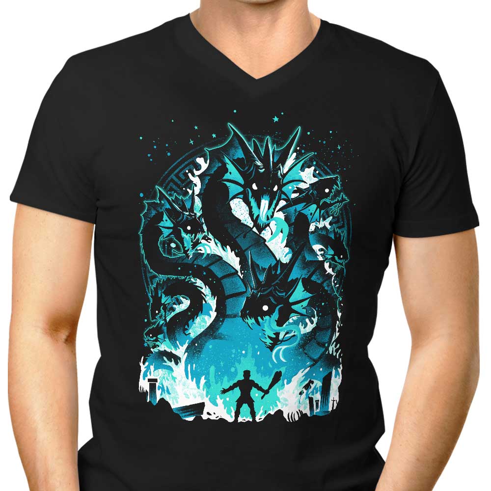 Terror of the Tides Men's V-Neck - Adult & Kids T-Shirts, Sweatshirts & Hoodies apparel design preview 1
