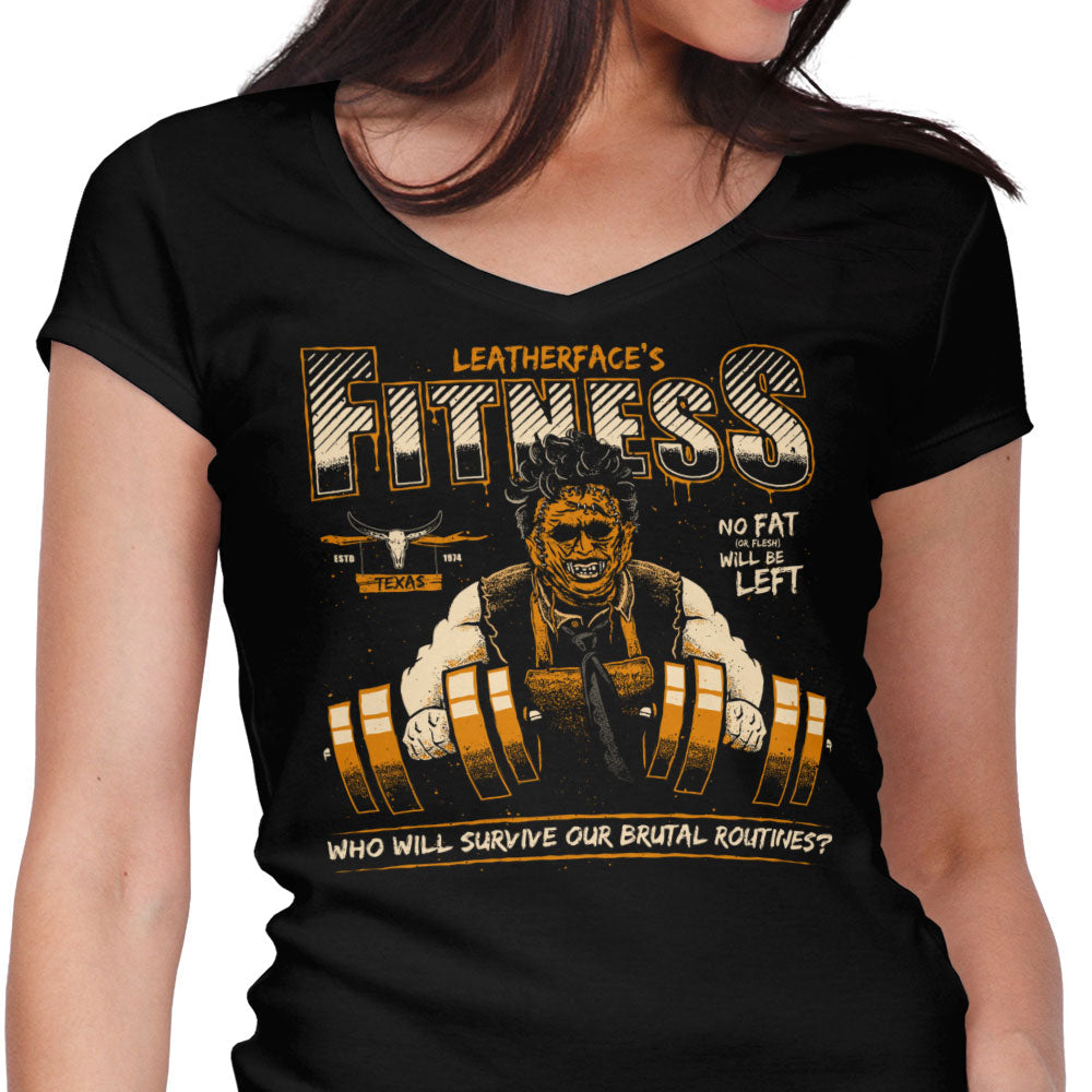 Texas Fitness Women's V-Neck - Adult & Kids T-Shirts, Sweatshirts & Hoodies apparel design preview 1