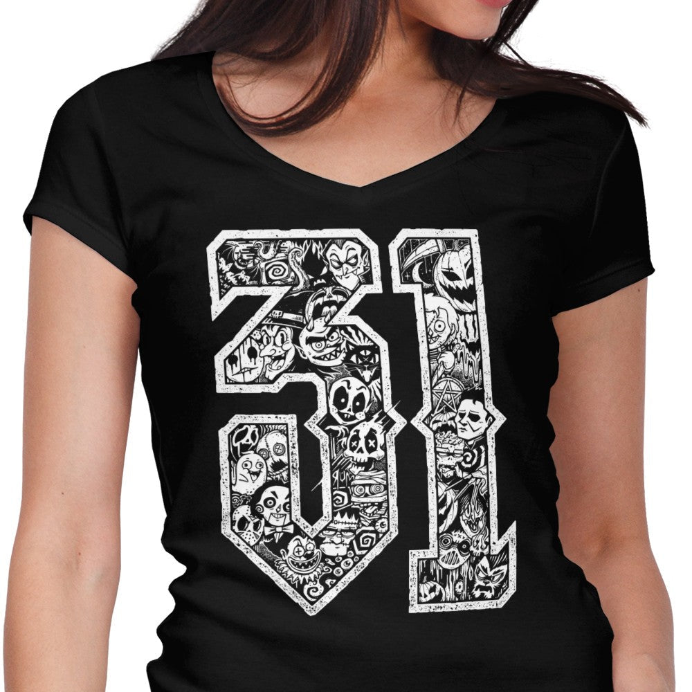 The 31st Women's V-Neck - Adult & Kids T-Shirts, Sweatshirts & Hoodies apparel design preview 1