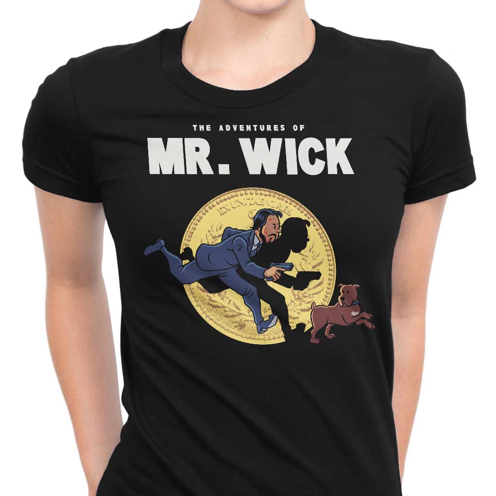 The Adventures of Mr. Wick Women's Apparel - Adult & Kids T-Shirts, Sweatshirts & Hoodies apparel design preview 1