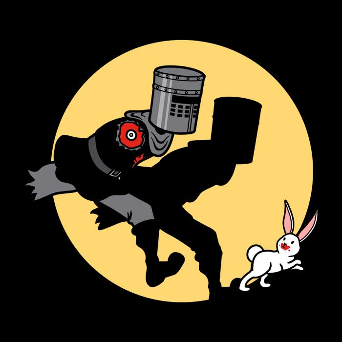 The Adventures of Black Knight Tank Top - Adult & Kids T-Shirts, Sweatshirts & Hoodies apparel design preview 2
