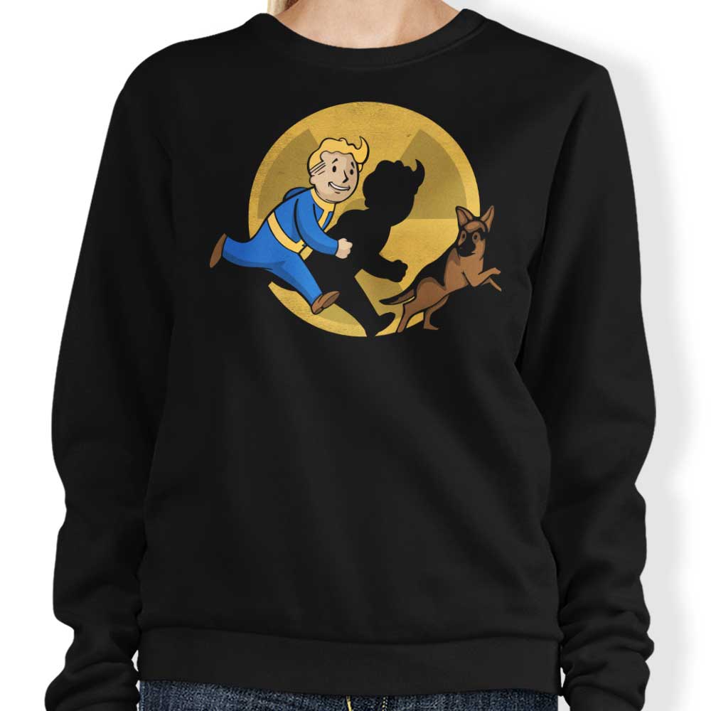 The Adventures of Vault Boy - Adult & Kids T-Shirts, Sweatshirts & Hoodies apparel design preview 1