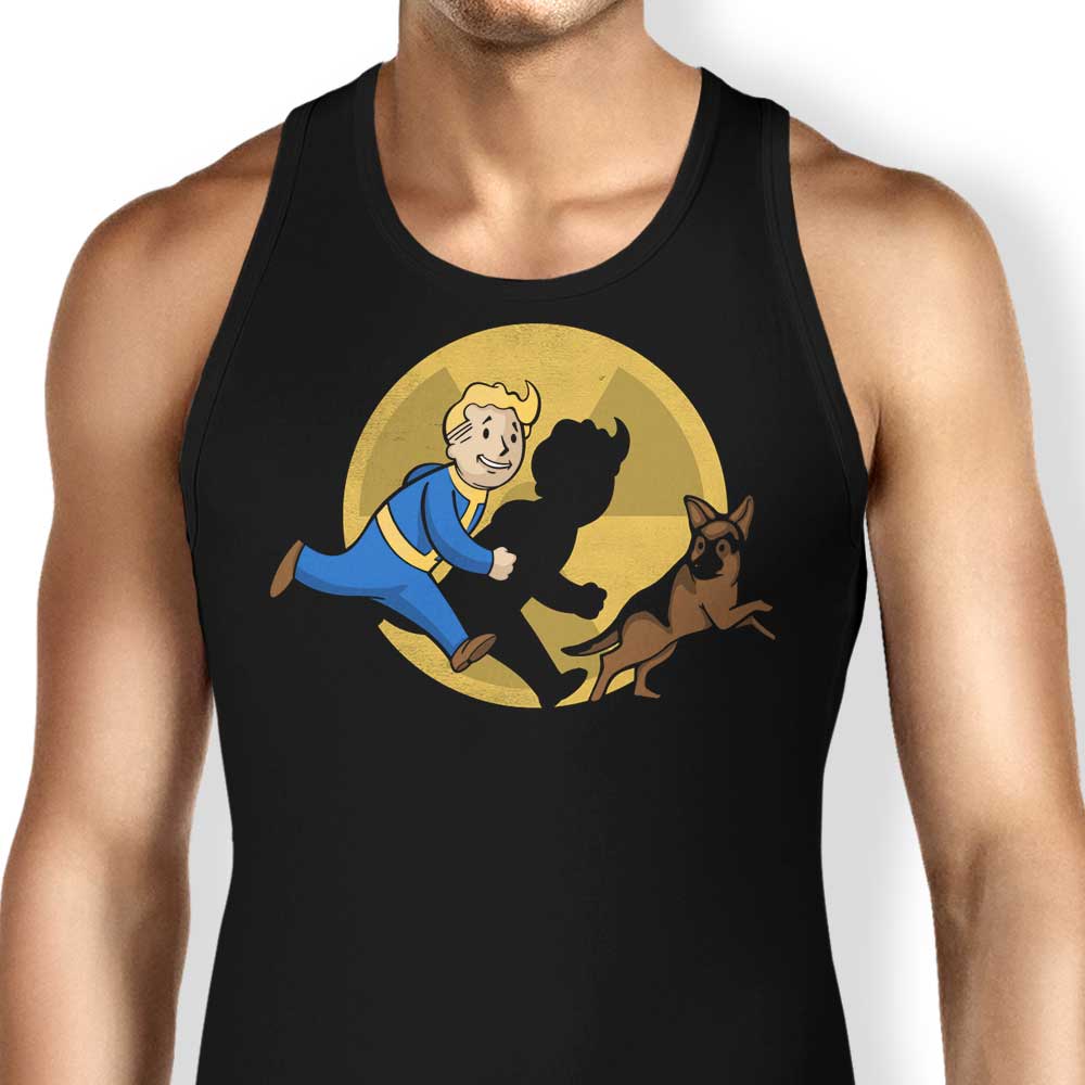 The Adventures of Vault Boy Tank Top - Adult & Kids T-Shirts, Sweatshirts & Hoodies apparel design preview 1