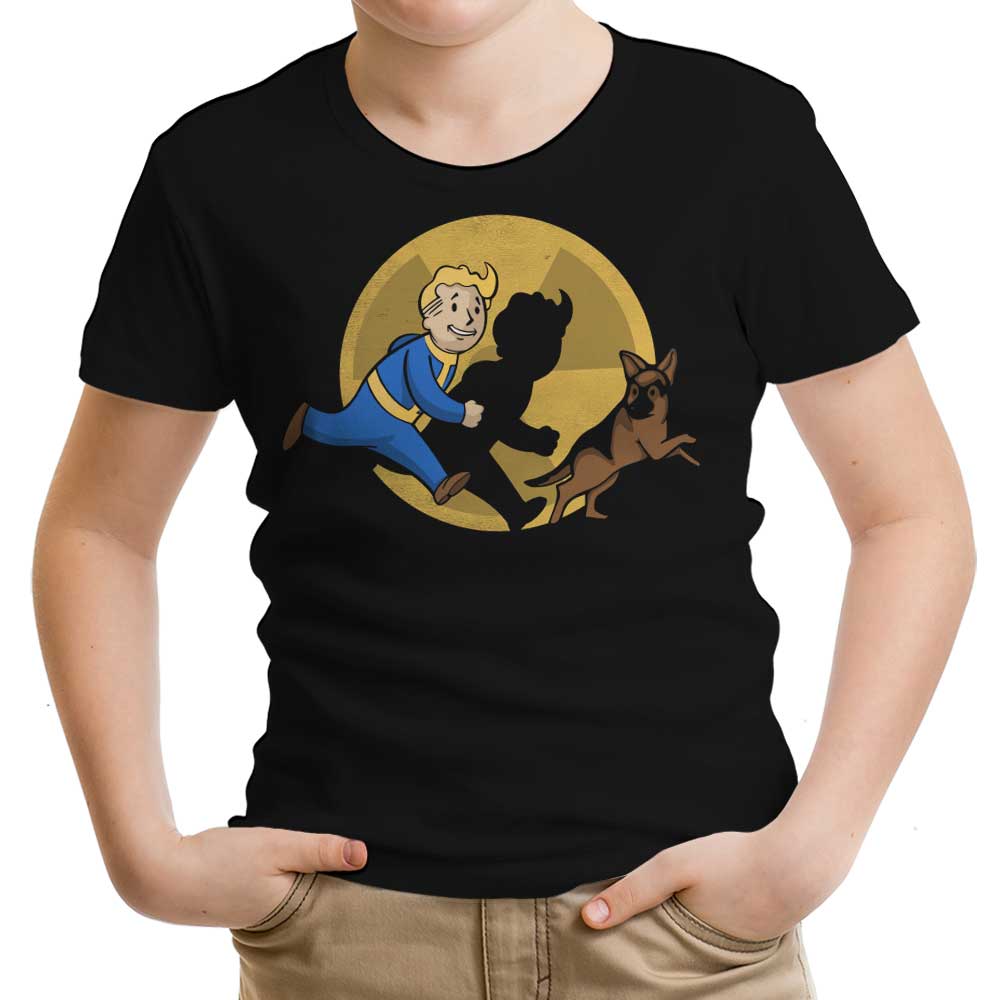 The Adventures of Vault Boy Youth Apparel - Adult & Kids T-Shirts, Sweatshirts & Hoodies apparel design preview 1
