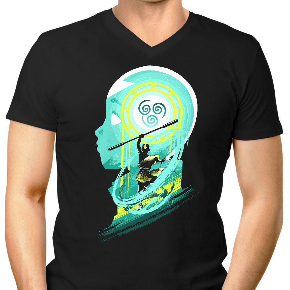 The Air Nomad Men's V-Neck - Adult & Kids T-Shirts, Sweatshirts & Hoodies apparel design preview 1