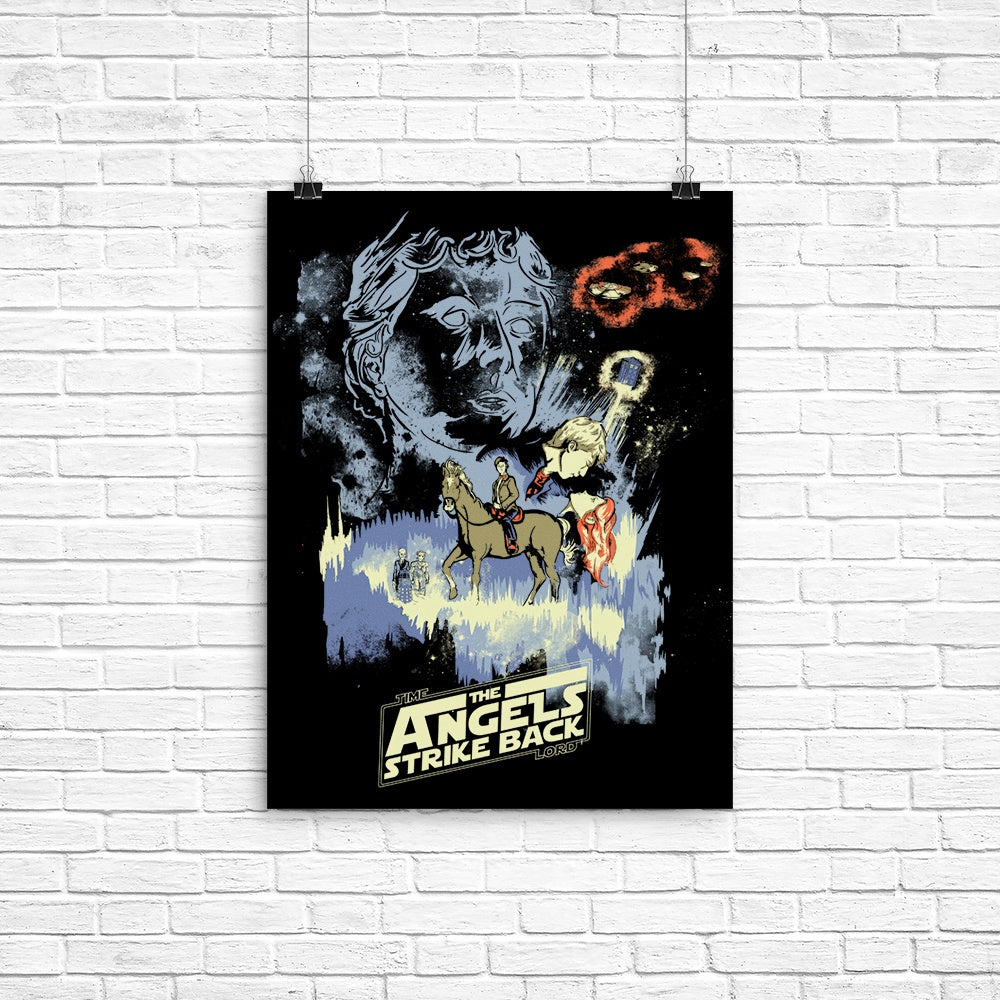 The Angels Strike Back Poster - Adult & Kids T-Shirts, Sweatshirts & Hoodies apparel design preview 1