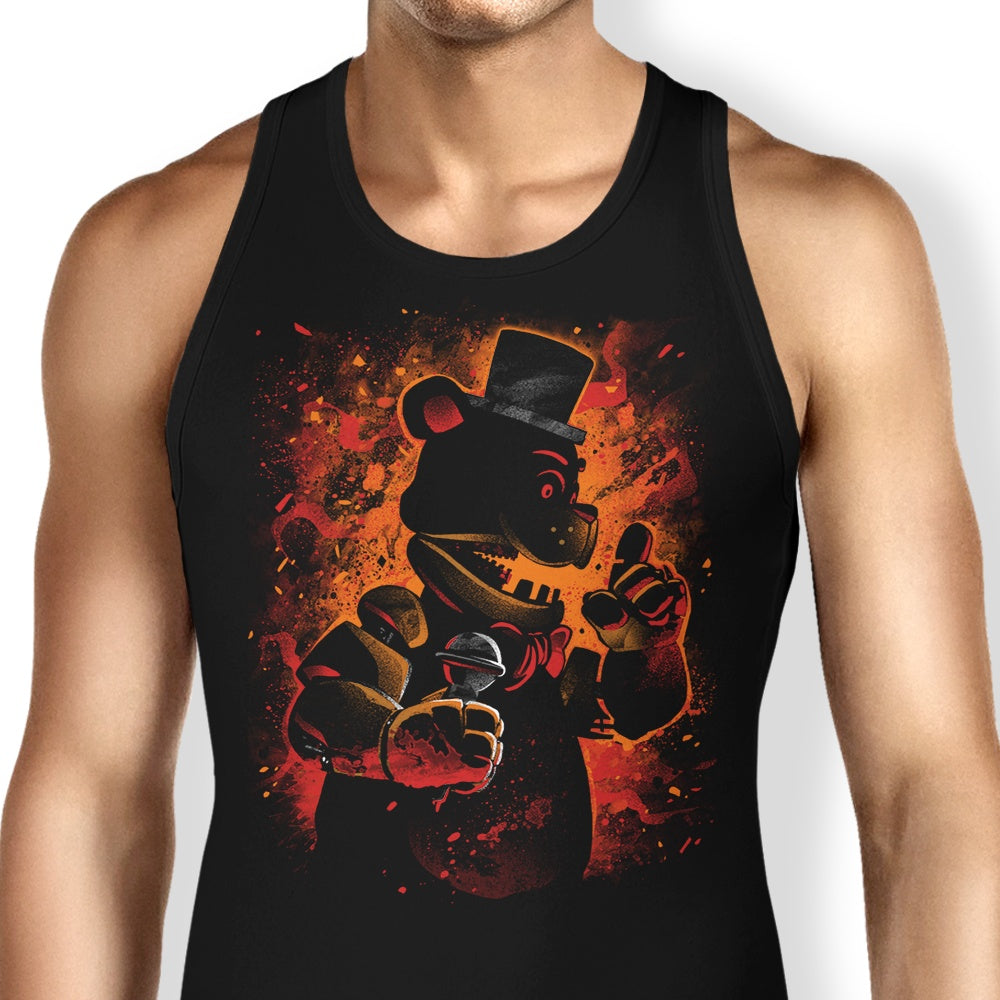The Animatronic Bear Tank Top - Adult & Kids T-Shirts, Sweatshirts & Hoodies apparel design preview 1