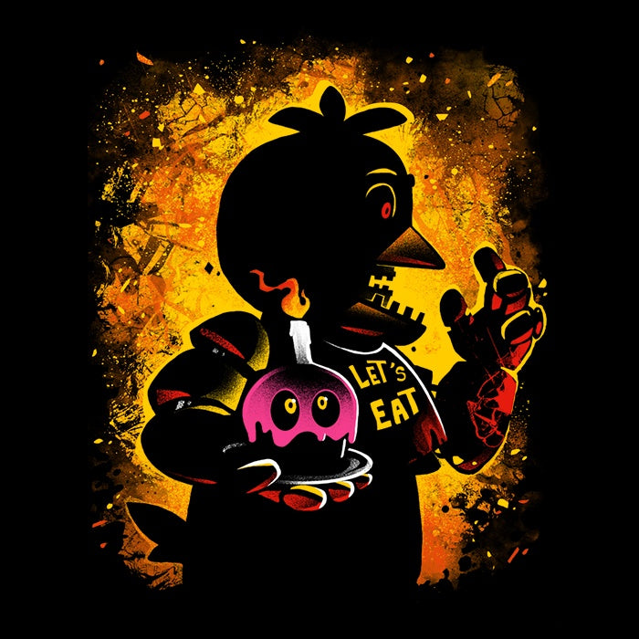 The Animatronic Chicken Men's V-Neck - Adult & Kids T-Shirts, Sweatshirts & Hoodies apparel design preview 2