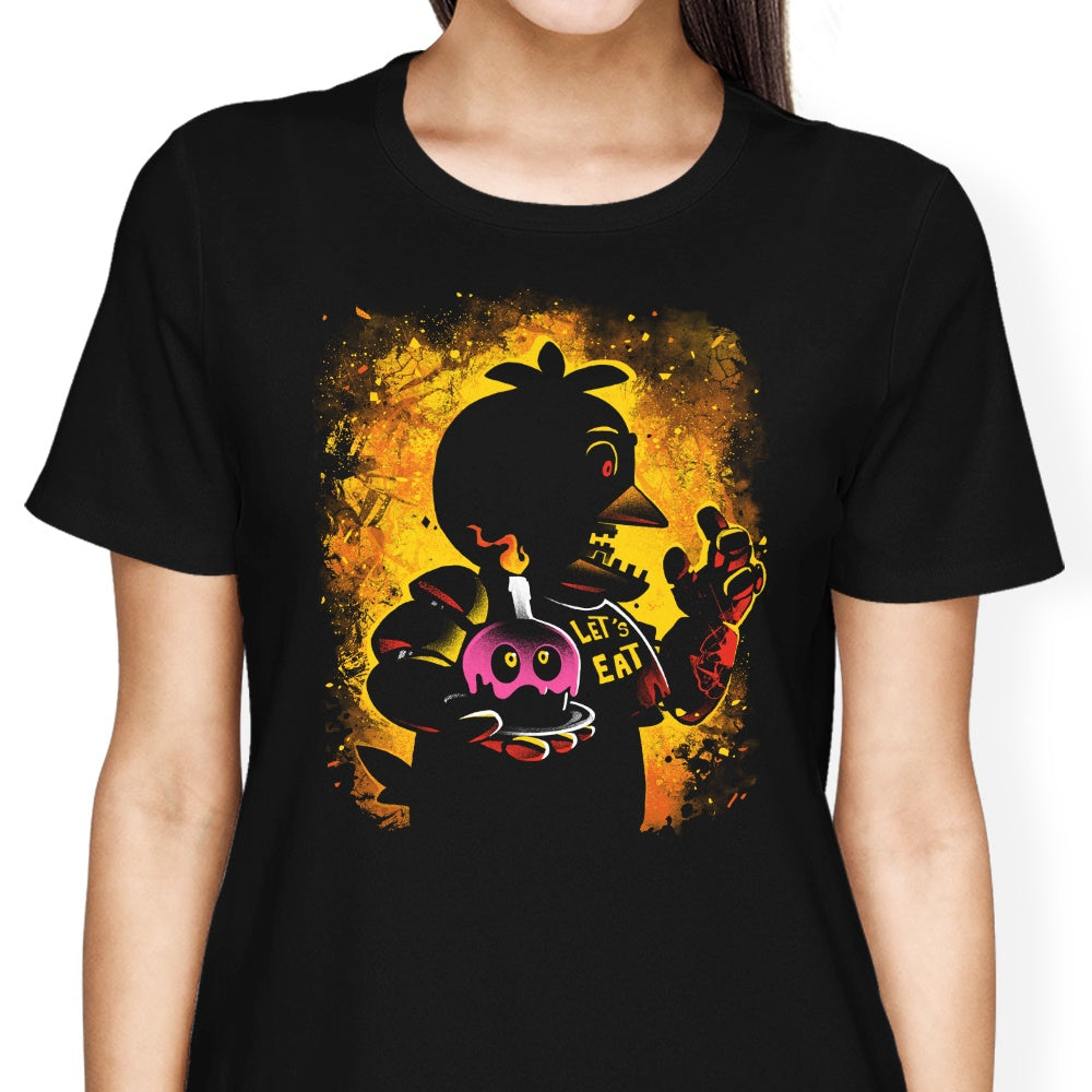 The Animatronic Chicken Women's Apparel - Adult & Kids T-Shirts, Sweatshirts & Hoodies apparel design preview 1