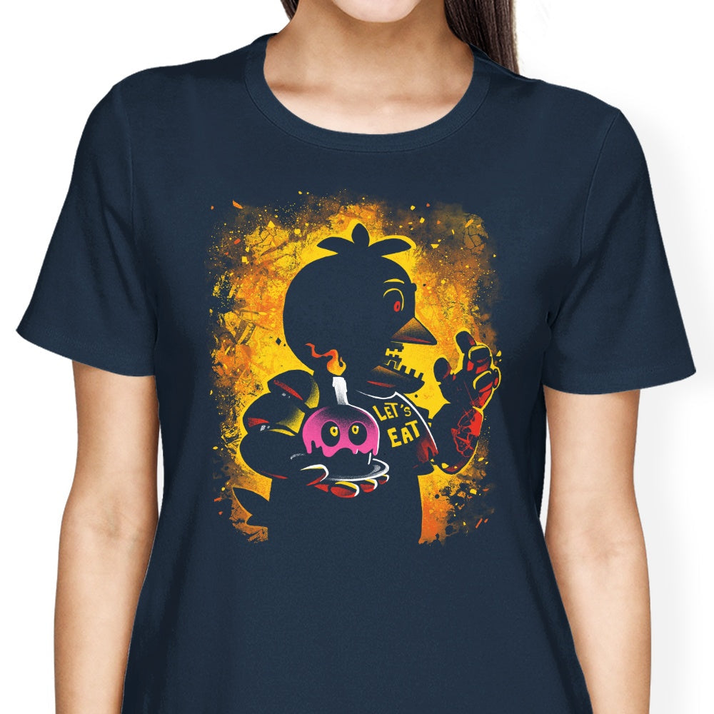The Animatronic Chicken Women's Apparel - Adult & Kids T-Shirts, Sweatshirts & Hoodies apparel design preview 2