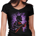 The Animatronic Rabbit Women's V-Neck - Adult & Kids T-Shirts, Sweatshirts & Hoodies apparel design preview 1