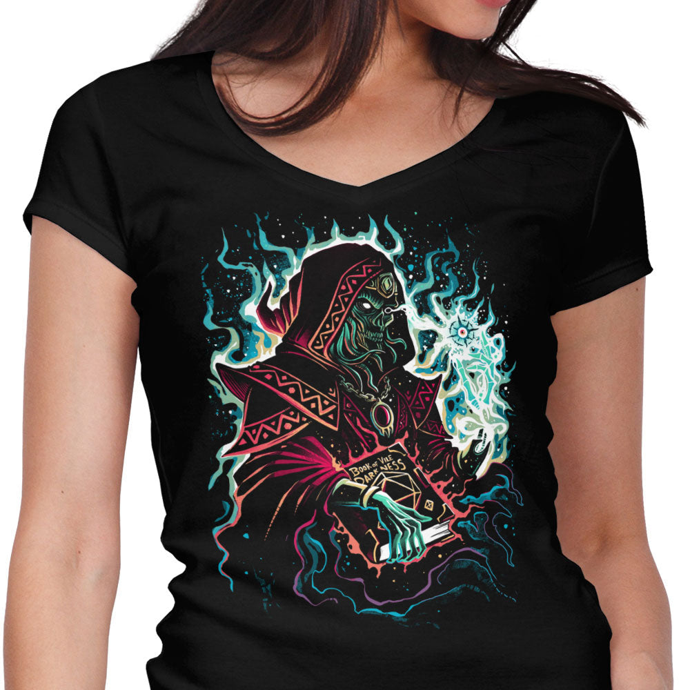 The Arch Lich Women's V-Neck - Adult & Kids T-Shirts, Sweatshirts & Hoodies apparel design preview 1