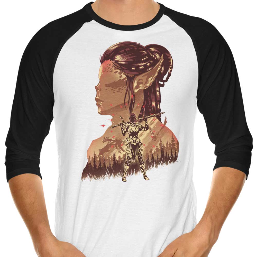 The Astral Blade 3/4 Sleeve Raglan - Adult & Kids T-Shirts, Sweatshirts & Hoodies apparel design preview 1
